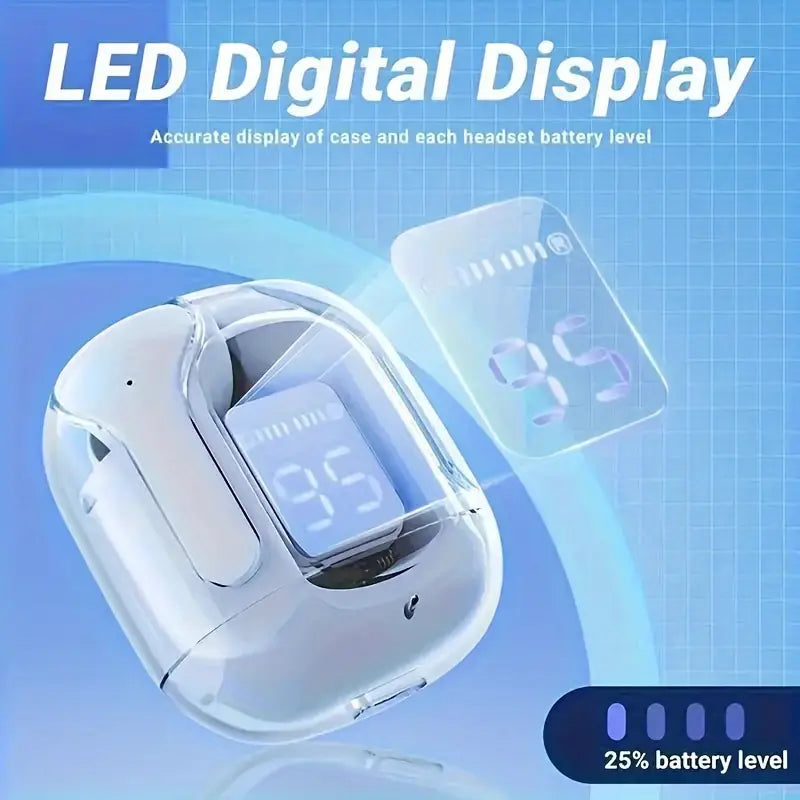 FutureBuds Pro v1 - Auriculares Inalámbricos con Cancelación de Ruido y Estuche LED