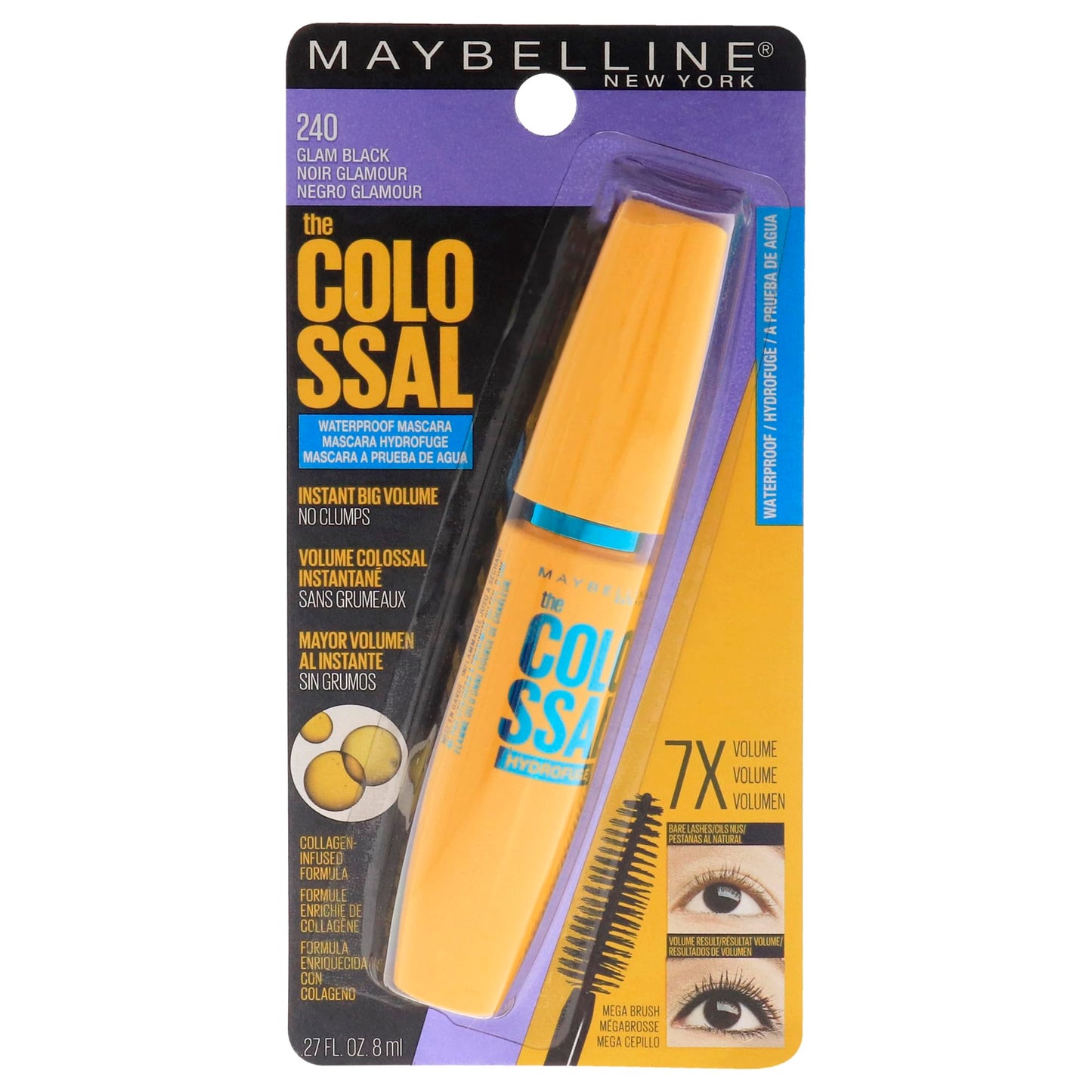 Mascara de Pestaña - Maybelline (RESISTENTE AL AGUA)