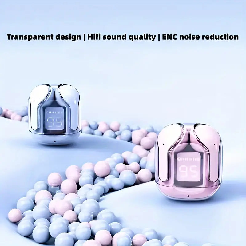 FutureBuds Pro v1 - Auriculares Inalámbricos con Cancelación de Ruido y Estuche LED